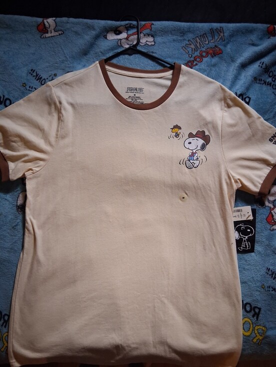 Peanuts Tops - Cowboy Snoopy and Woodstock Tee